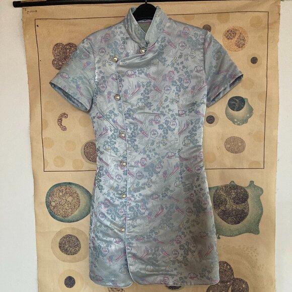 ALEXACHUNG MANDARIN COLLAR DRESS US2 - Picture 2 of 3